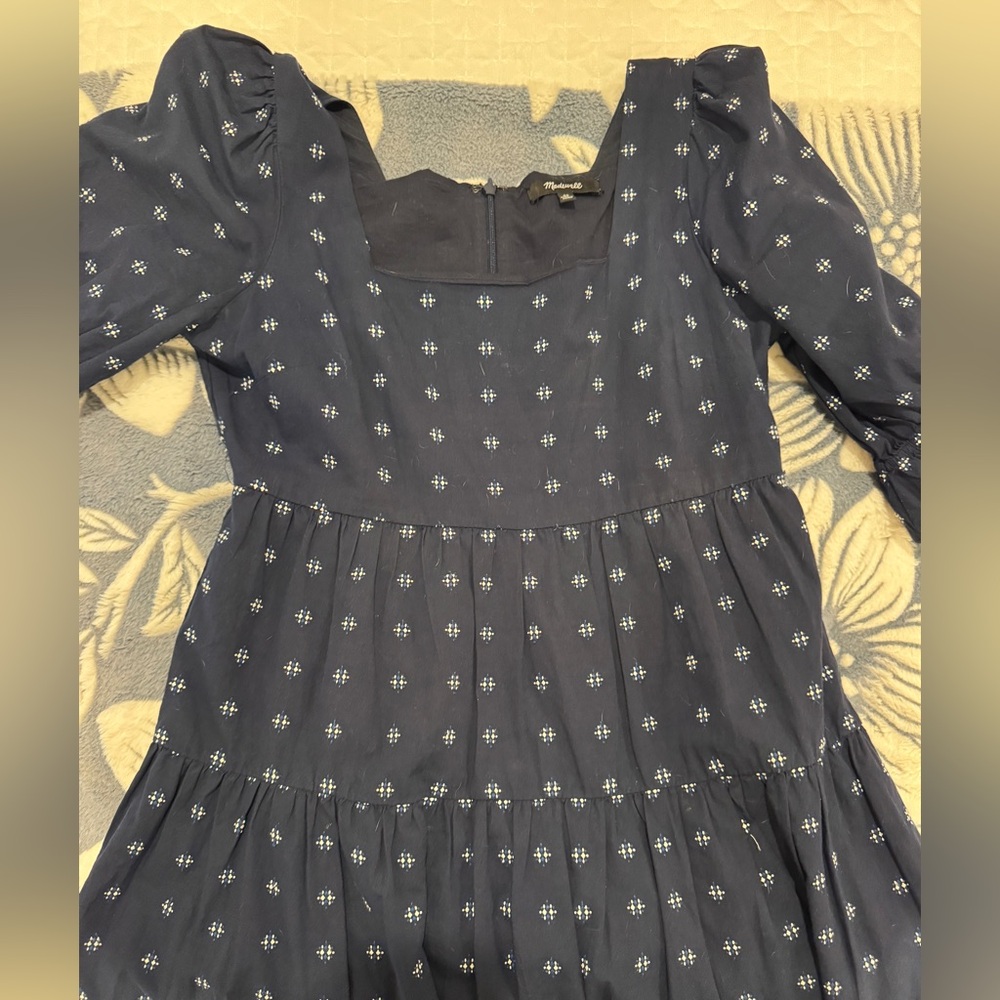 Madewell navy mini dress